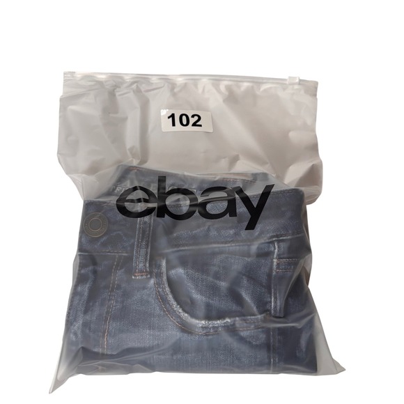 American Eagle Outfitters Womens Jegging Skinny Jeans Blue Distressed Size 2 - Picture 9 of 9